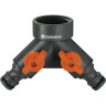 Распределитель 2-х канальный GARDENA 3/4 00938-20.000.00